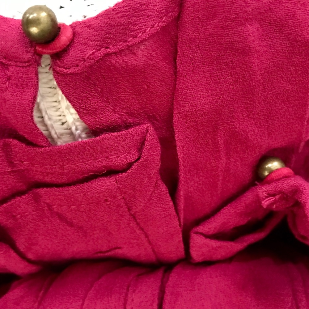 Someday Blush Embroidered Ruffle Hem Long-Sleeve Top - Wine - Picture 9 of 9